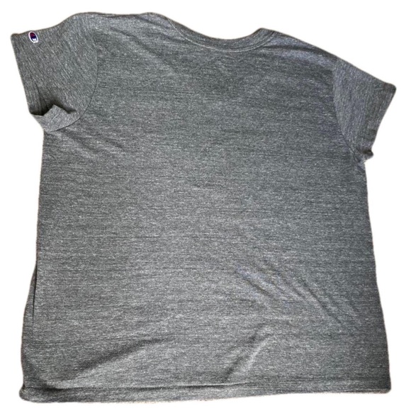 Champion University of Miami Sebastian the Ibis gray v neck tee - size XL - Picture 3 of 3